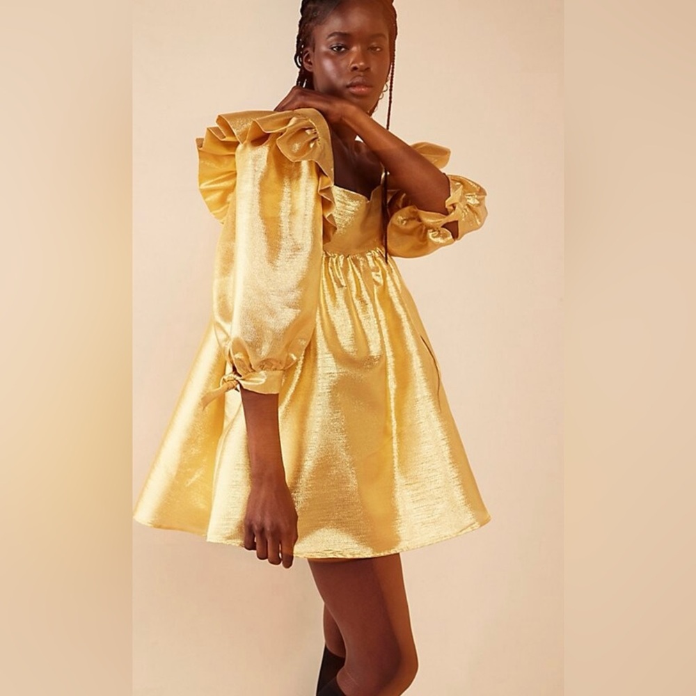 Free People Selma Negra Atomo Dress Sz S NWT